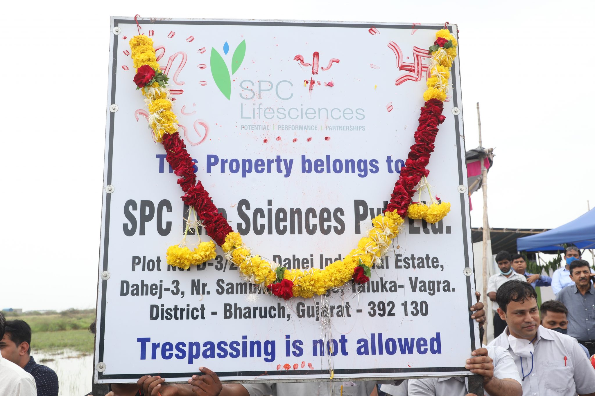 Dahej Site Bhumi Pujan SPC Life Science